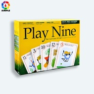 PLAY NINE Golf Card Game; For Ages 8; 2 To 6 Players