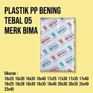PP Plastic Thickness 05 BIMA Size 16x25 16x30 16x35 16x40 17x25 17x30 17x35 17x40 18x25 18x28 18x30 
