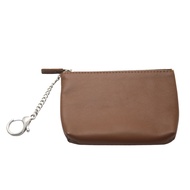 Manufacturer Simple Zipper Small Wallet Soft Leather Wallet Coin Bag Small Object Earphone Lipstick Storage Bag Wallet