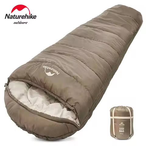Naturehike Winter Sleeping Bag MJ300/MJ600 -12℃ Mummy Camping Cotton Sleeping Bag Outdoor Cold-proof