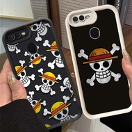 G-60 Logo One Piece Casing for OPPO A11K F9 Pro A7 F7 A12 A5S F5 A12s Black and White