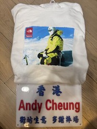 市價$2950 全新只無牌 Supreme The North Face Photo Hooded Sweatshirt White XL 加大 白 衛衣 雪山