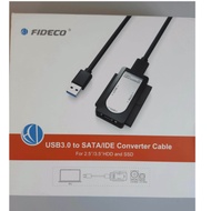 Fideco USB 3.0 to SATA/ IDE Converter Cable For 2.5  /3.5  HDD and SSD