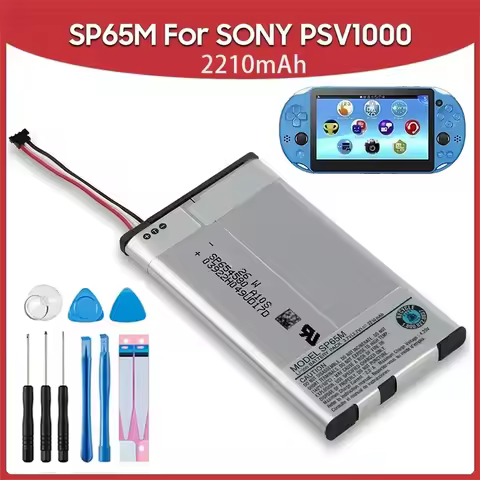 PURFIELD SP65M 2210mAh Battery for Sony PSV VITA 1001 PSVITA 1000 ps vita psv1000 PCH-1001 1101 1010