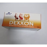 【SORETHROAT】AXCEL DEXXON【DEQUALINIUM CHLORIDE 0.25MG】LOZENGES 10 x 10TABS/box