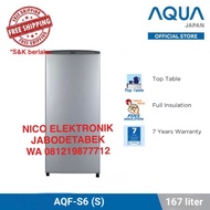 Free* ongkir freezer aqua AQF-S6 upright freezer ASI