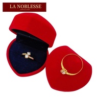Ready Stock Original Cincin Emas 375 9K Chinta Double Batu