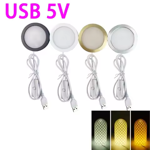 For Bambu Lab Led Lamp Kit 001 Diy Model Without 3d Printing Parts Ultrathin 8mm USB DC5V 3W Surface