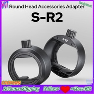 Caoyuanstore Upgraded On-Camera Flash Round Head Accessories Adapter Mount for Godox AD200 AD200Pro 