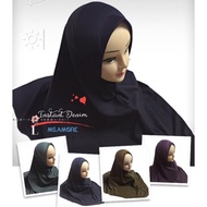 [Saiz L] Tudung Sarung Denim Soft Awning