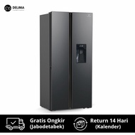 Kulkas 2 Pintu Polytron Side By Side New Belleza Inventer - PRS 480X