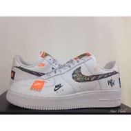 NIKE AIR FORCE 1 '07 PRM JDI 白色 限定 AR7719-100