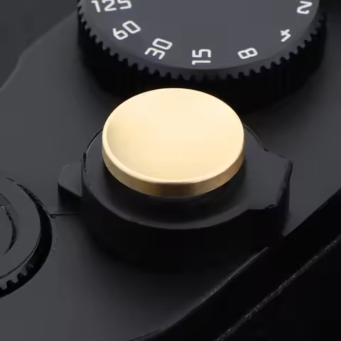 Exquisite Copper Concave Shutter Release Button for Nikon Zf DF Leica Q3 Q3-43 M8 M9 M10 M10-P M11 D