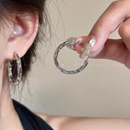 Irregular Hoop Earrings Female 2025 Plain Hoop Earrings Hoop Earrings Earrings