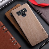 Case for Samsung Galaxy Note 9 funda bamboo wood pattern Leather soft TPU hard back cover for samsung galaxy note 9 phone case