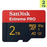 SanDisk 2TB 2T microSD【250MB/s Extreme Pro】4K U3 A2 V30 手機記憶