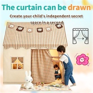 Kids Tent Cute Bear Indoor Tent Portable Easy to Carry Children's Tent