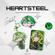 LIMITED DROP | Ezreal Heartsteel Fan Pack – Keychain, 2 Stickers & Photocard | Fanmade LOL Merch
