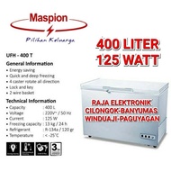 Chest Freezer box MASPION UFH 400T frezer box daging 400L Maspion