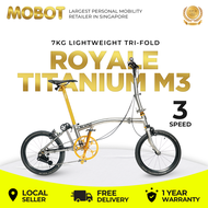 [BACK-ORDER] ROYALE Titanium M3 Foldable Bicycle