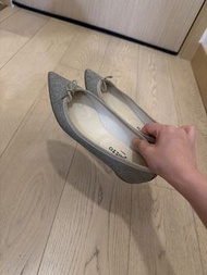 Repetto 銀色閃粉芭蕾舞鞋 包郵