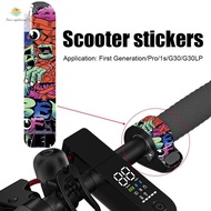 AIRER สำหรับ Xiaomi M365 Scooter สกู๊ตเตอร์ไฟฟ้า อุปกรณ์เสริมสกู๊ตเตอร์ สติ๊กเกอร์นิ้วเค้นสกู๊ตเตอร์ สติ๊กเกอร์ป้องกัน อะไหล่สกู๊ตเตอร์ สติ๊กเกอร์สกู๊ตเตอร์