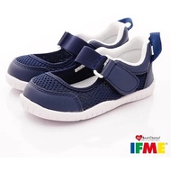 [Japan IFME Healthy Functional Children's Shoes] Indoor Shoes Series IFSC-000811 Dark Blue/IFSC-0008