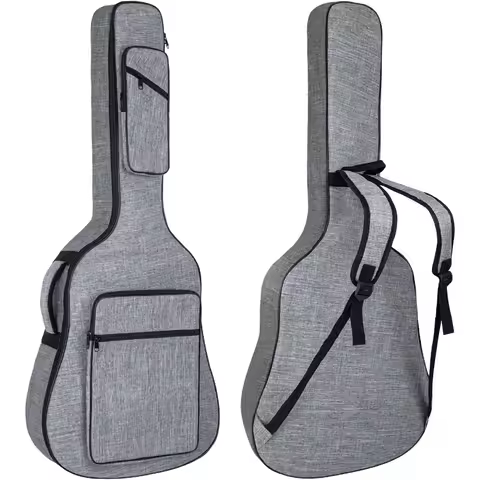 Acoustic guitar case 39 40 41 Inch Acoustic Guitar Bag 0.45 Inch Thick Padded Gig Bag with Neck Stra