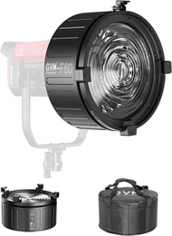 GVM F60 Fresnel Lens for LED Video Light with Bowens Mount, Compatible with Pro Series 400B, 500B, 6