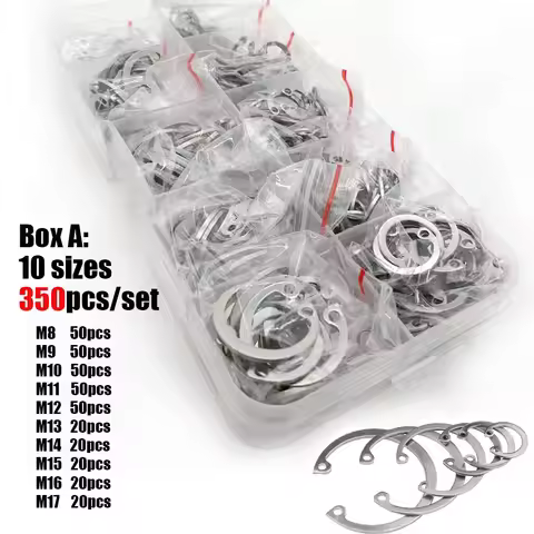 350/700X/set M8-M24 GB893 304 Stainless Steel C Type Internal Circlip Retaining Clip Snap Ring for H