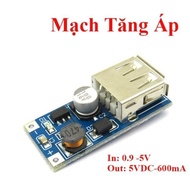 057 Booster Circuit 0.9~5V to 5VDC - 600mA with integrated USB Port - Backup charger