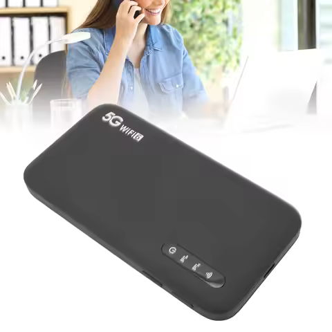 5G Mobile Hotspot SIM Card Slot Portable WiFi Hotspot 6100mAh Battery 1T4R 5G Antenna for Phones Lap