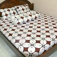 Sprei / Seprei / Sprei Batik / Sprei Katun / Sprei Motif / Sprei Coklat