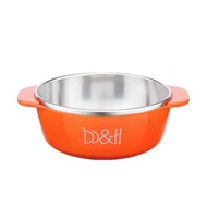 b&h 兒童不銹鋼防燙雙耳保溫碗(大)