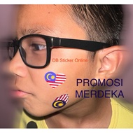 1 Set Sticker Pipi Bendera Malaysia & Bendera Negeri