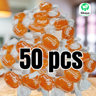 100PCS PERMEN UNION / RASA JERUK / PERMEN MANIS RASA JERUK / PERMEN JADUL / HALAL 100%