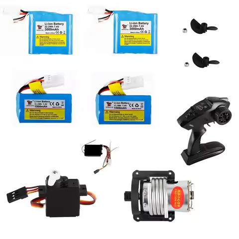 HJ806 HJ-806 RC Speedboat Spare Parts 1500MAH 3000Mah Battery Receiver Propeller Motor HJ806 RC Boat