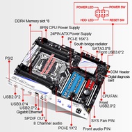 JINGSHA 1 Piece X99-D8I Gaming Motherboard DDR4 Memory Support Multiple Games M.2 WIFI Black Plastic
