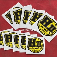 H2 Suphanburi Thailand Sticker Stiker Pelekat PVC Viral Logo Moto Kalis Air 6×6cm 5×5cm Kecil Besar