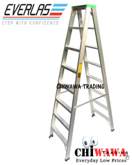 Everlas DS12 12 Steps Heavy Duty Foldable Aluminium Double Sided Ladder Double Side / Tangga Lipat 楼