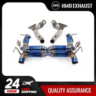 HMD Titanium Exhaust System Performance Catback for Ferrari 488 Pista Spider GTB 3.9T Valve Muffler 