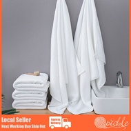 Qpickle Luxury Hotel Standard 100% Cotton Plain White Bath Towel 600g/ Face Towel 150g