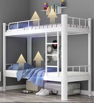 高鐵架床 雙層床 上下格床 碌架床 bunk bed 床架 鐵床架 高架床 高架鐵床 優質冷軋鋼材 結實穩固  承重力強  高床 上格床 子母床