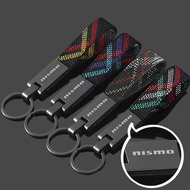 Car Keychain Key RIngs Women Gift Accessories for Nissan NISMO 370Z Altima Qashqai Elgrand Juke Kick