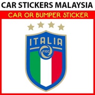 Car Sticker/Bumper Sticker/Motor Sticker  - Italy Team FLAG WORLD CUP 2026 FIFA WCLOGO