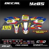 Sticker YZ85 OLD/NEW DECAL YZ 85 NEW Duck Standard DECAL STICKER YZ 85 DECAL STICKER YZ 85 NEW