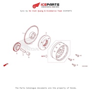 Starter Clutch (E-9-C) HONDA Winner 150 (June 2016-07/2019) Odd Code (28125HC3016)