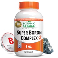 Super Boron Complex (3mg) - Promotes Bone & Prostate Health by Metabolizing Calcium & Magnesium - 3 