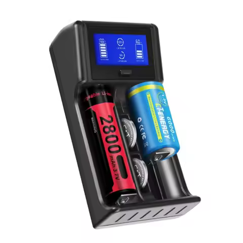 Lithium Battery Multifunctional Universal Charger Flashlight 1.5V Remote Control AAA AA LIR2032 LIR2