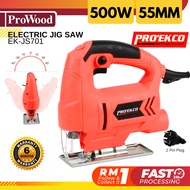 PRO' EKCO EK-JS701 Electric Jig Saw 500W High Speed Cutter Machine Bevel Cut 0°-45°